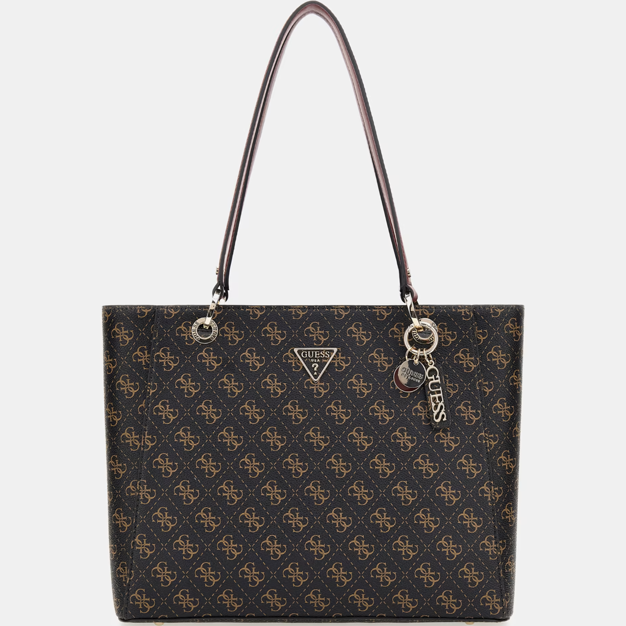 Guess Noelle сумка шоппер жіноча коричнева - оригінал. (G0360)