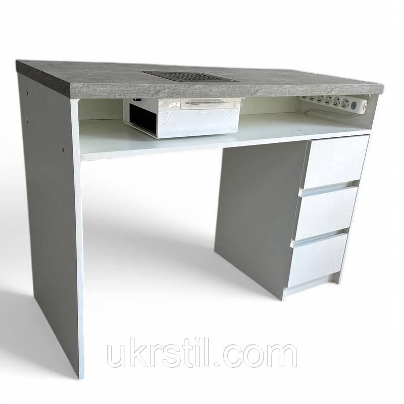 Манікюрний стіл Mark SM-100 з нішою та витяжкою, фото 1