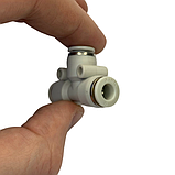 Трійник пластиковий Т-подібний під шланг 6 мм, швидкознімний, фото 4