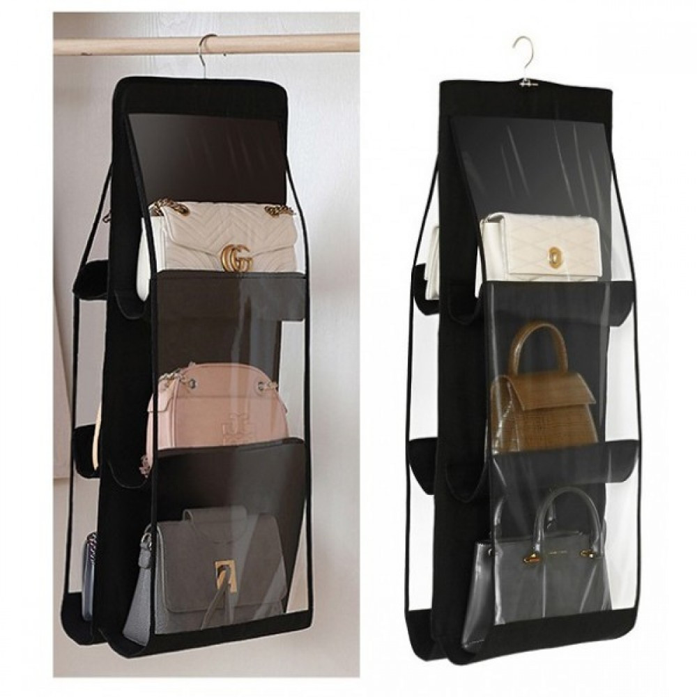 Органайзер підвісний для зберігання сумок і аксесуарів 30х35х82см, фото 1