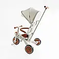 Триколісний велосипед-трансформер із батьківською ручкою Best Trike 4в1 BS-12-707, нейлонова рама, фото 4