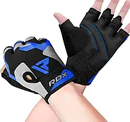 Рукавички для фітнесу RDX F6 Sumblimation Blue XL (26 см і більше ), фото 5