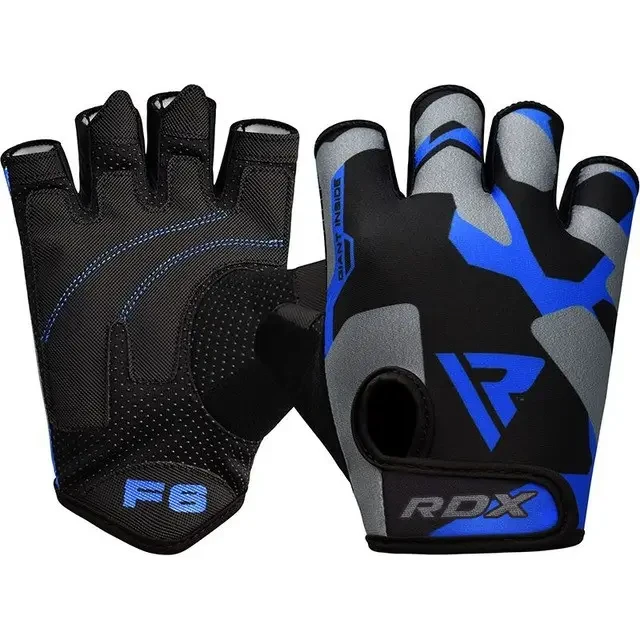 Рукавички для фітнесу RDX F6 Sumblimation Blue XL (26 см і більше )