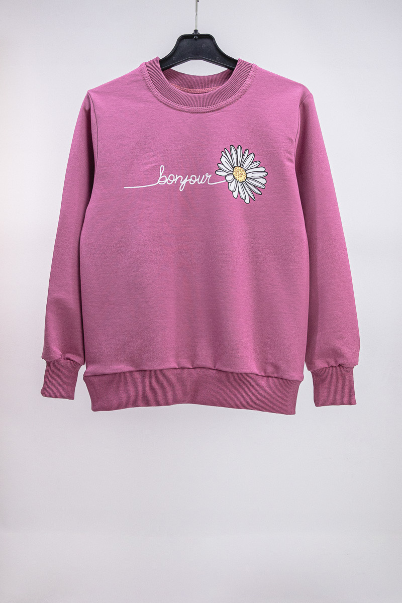 Джемпер підлітковий для дівчинки Ромашка двунитка, фото 1