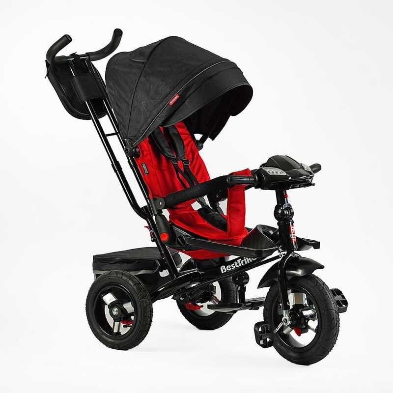 Велосипед триколісний дитячий з батьківською ручкою Best Trike 6088 F — 789-05, з поворотним сидінням