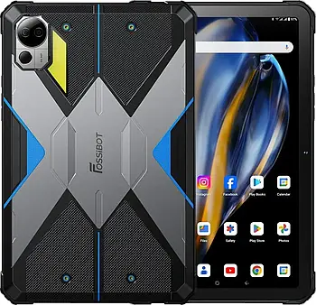 Планшет Fossibot DT2 12/256GB Global LTE (Blue), 2 sim, IP69K, Helio G99, 64+2/32 Мп, IPS 10,4", 22000mAh