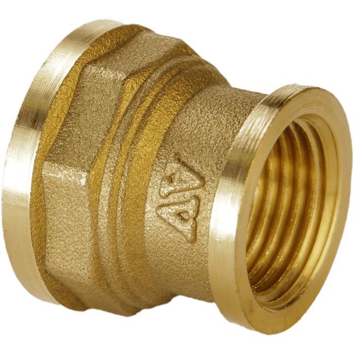 Муфта латунь 3/4 х 1/2 Внутрішня-Внутрішня А0306А, фото 1