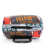 Чохол для валізи Польща великий L тканина (дайвінг) номера/Fly 221-28, фото 6