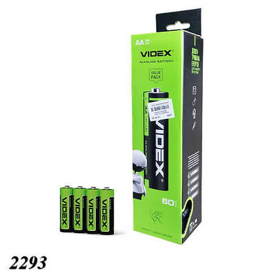 Батарейки Videx Alkiline RL6 АА (60шт)