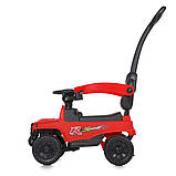 Дитяча каталка-толокар Bambi M 4845 з батьківською ручкою 2 в 1 червоний, фото 6