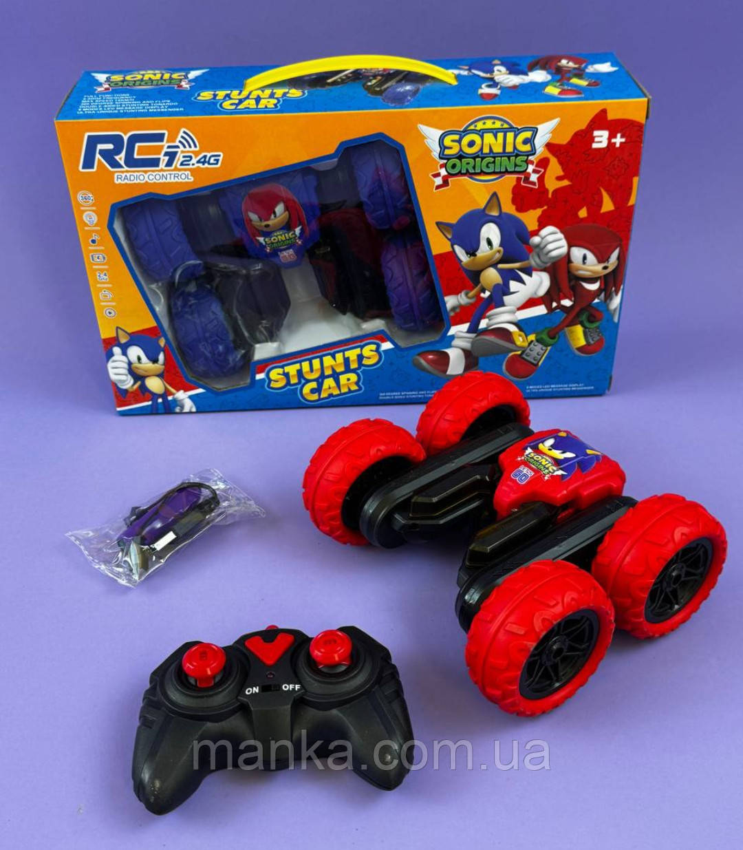 Машина на радіокеруванні з соніком 6645-2 мелодії, підсвічування, акум. 3,7V, пульт 2,4 GHz, в коробці, фото 1