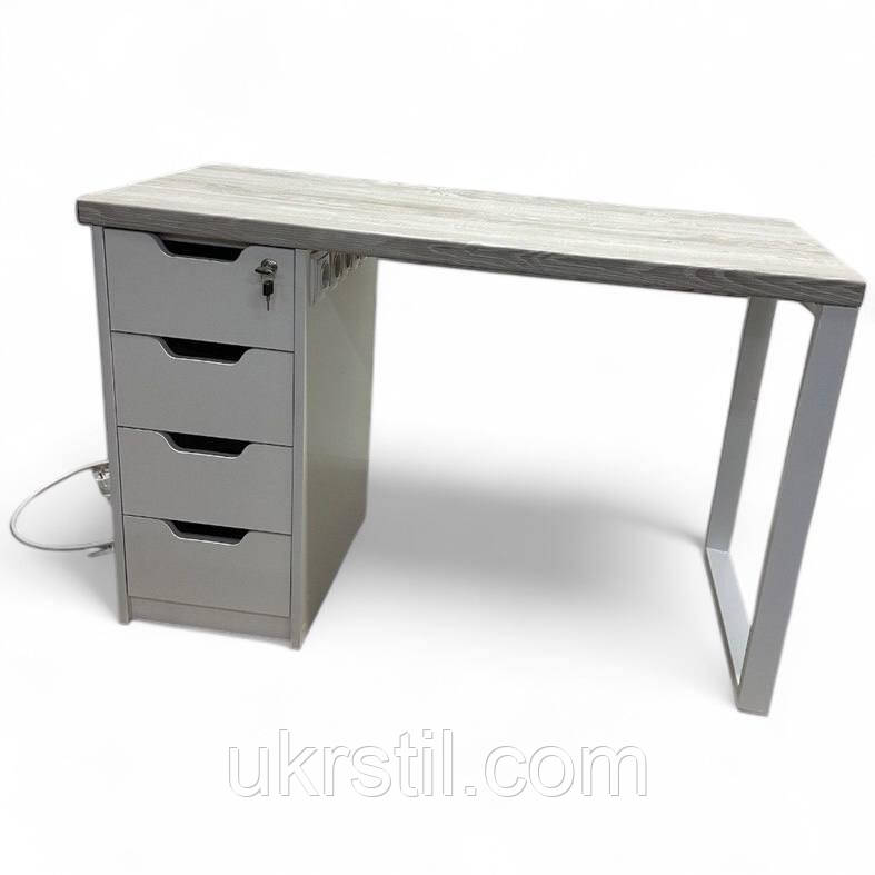 Манікюрний стіл Mark SM-100 із металевою ніжкою, фото 1