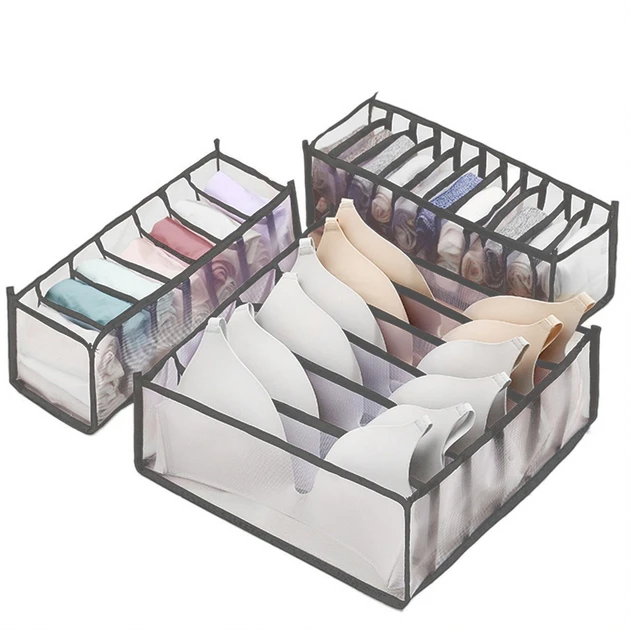 Комплект органайзерів для спідньої білизни та речей | Набір на 3 композиції, фото 1