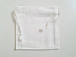 Мішечок 15*15 см. біла діагональ