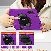Чохол Carbon Armor Cross Tablet на планшет Poco Pad (12.1")/фіолетовий, фото 5