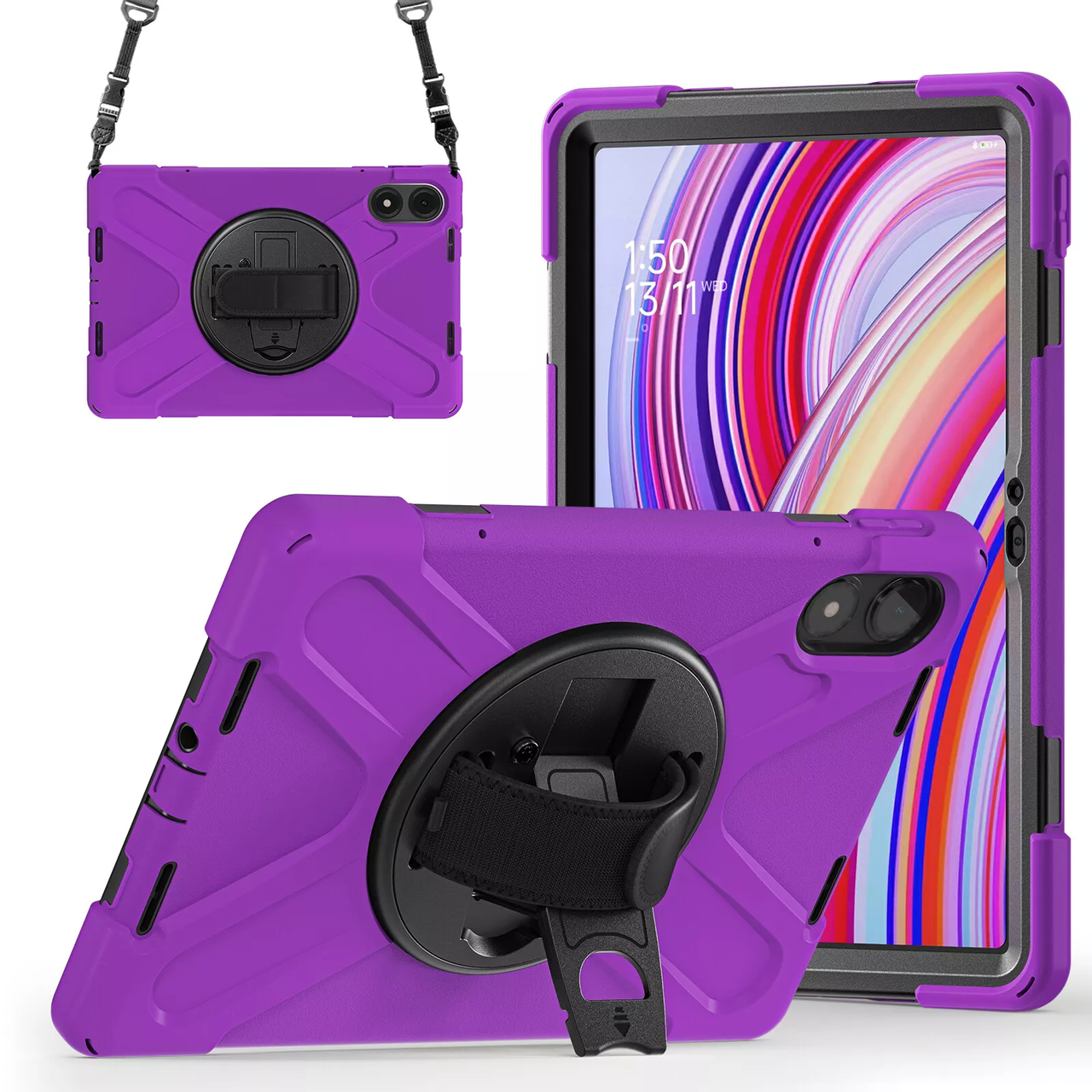 Чохол Carbon Armor Cross Tablet на планшет Poco Pad (12.1")/фіолетовий