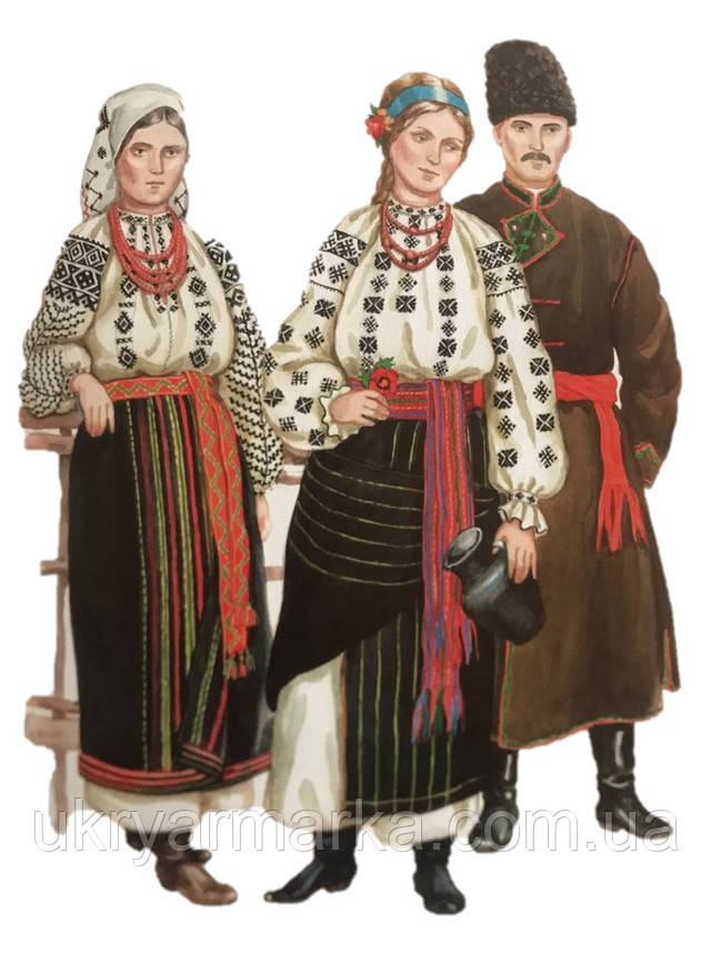 Український етнічний одяг Поділля, горботки