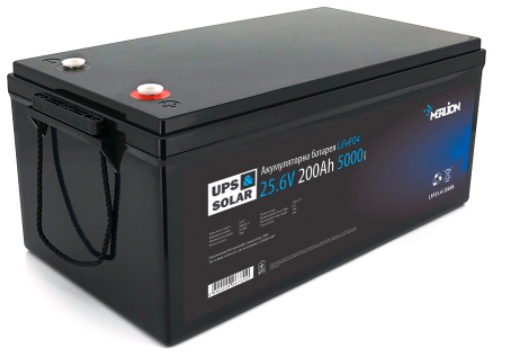Літій-залізо-фосфатний акумулятор Merlion LiFePO4 25.6V 200AH (8S1P/BMS-100A)