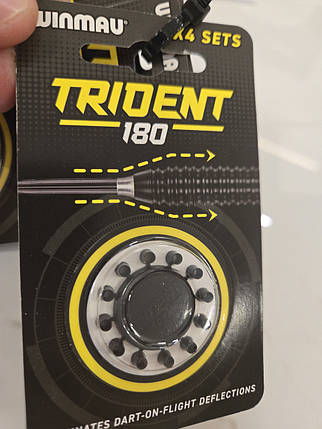 Фірмові насадки Trident 180 для голок Winmau Англія, фото 1