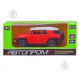 Автомодель Автопром Toyota FJ Cruiser червона  арт. 3615 маштаб 1:32, фото 3
