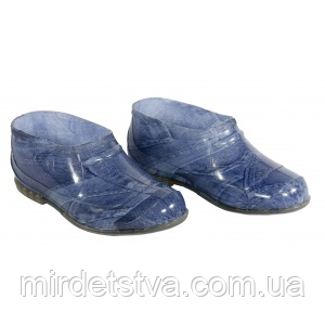 Гумові калоші жіночі легкі силікон Verona Верона джинс розмір 37-41, фото 1