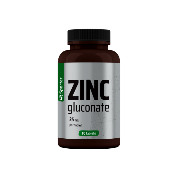 Цинк Sporter Zinc Gluconate 25 мг - 90 таб