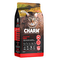 Charm Grass-Fed Beef ЧАРМ БИЧКИ ВІДГОДОВАНІ НА ТРАВІ сухий беззерновий холістик корм для котів 2 кг