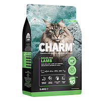 Charm Grass-Fed Lamb ЧАРМ ЯГНЯ ВІДГОДОВАНЕ НА ТРАВІ сухий беззерновий холістик корм для котів 5.4 кг