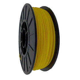 PLA філамент нитка пластик для 3D друку Pochatok Filament 1,75 мм Жовтий Люмінесцентний