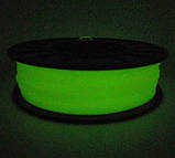 PLA філамент нитка пластик для 3D друку Pochatok Filament 1,75 мм Жовтий Люмінесцентний, фото 3