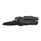 Якісний мультитул Roxon SPARK CM1349 з 14 функціями/ Тактичний чорний мультитул з ножем, плоскогубцями/ Туристичний мультитул, фото 3