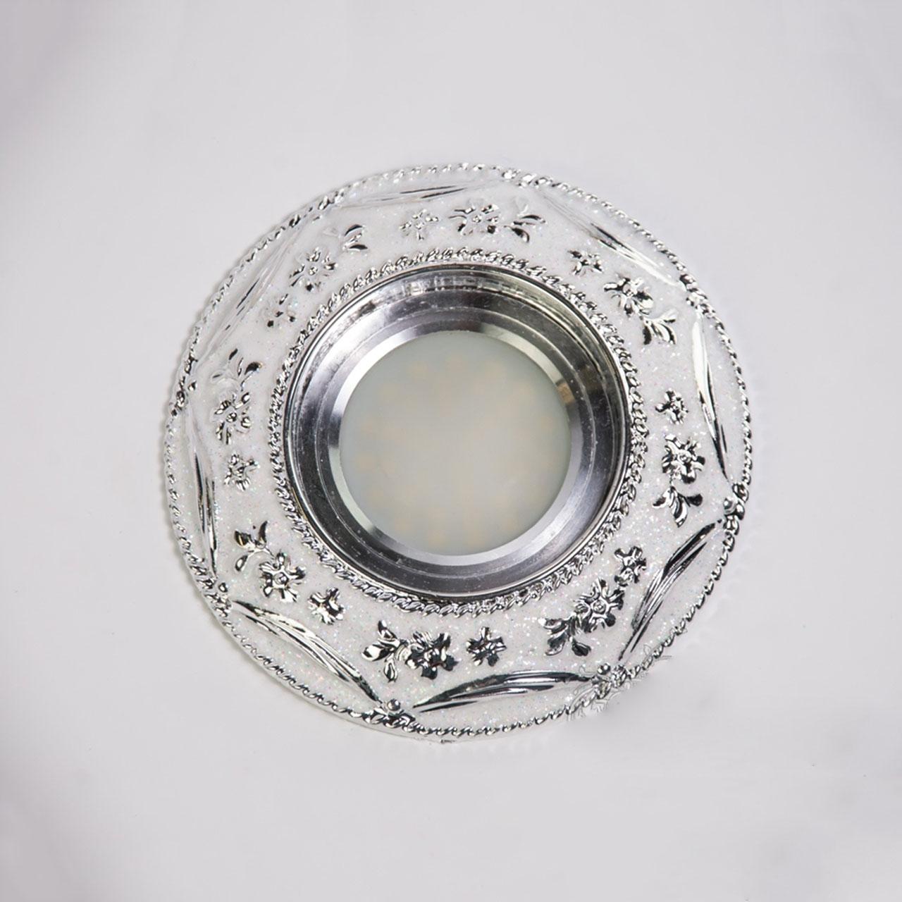 Точковий світильник з гіпсу під лампочку MR 16 D-4202CH, фото 1