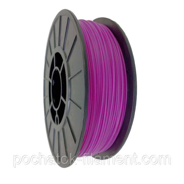 PLA філамент нитка пластик для 3D друку Pochatok Filament 1,75 мм Пурпурний Люмінесцентний, фото 1