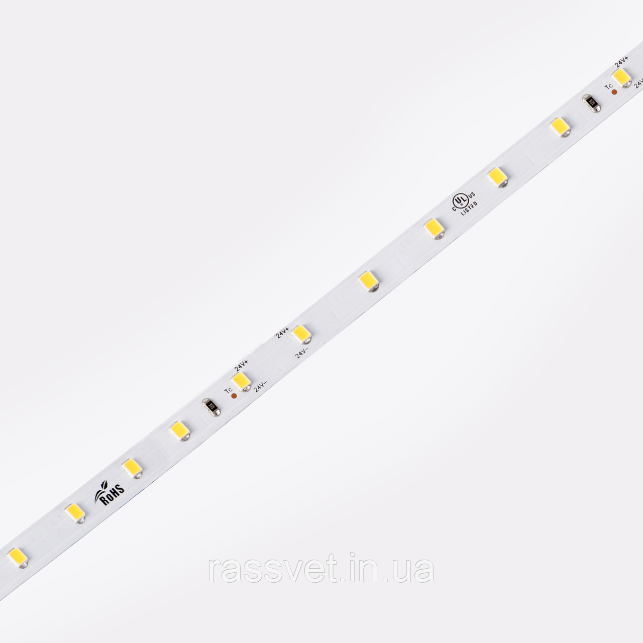 LED стрічка COLORS 60-2835-24V-IP20 4,4W 520Lm 4000K 5м (DJ60-24V-8mm-NW), фото 1