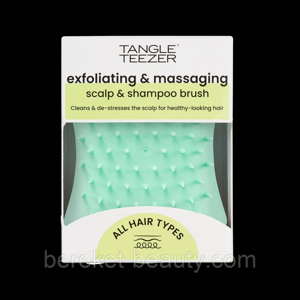 Щітка для масажу голови Tangle Teezer The Scalp Exfoliator and Massager Green Whisper