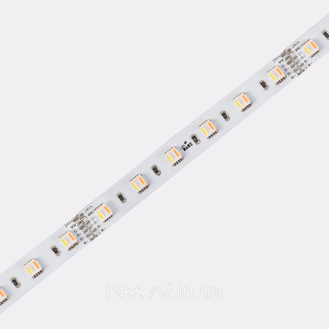 LED стрічка COLORS 60-5050-24V-IP33 18W RGBLWW 5м (D560RGBLWW-24V-12mm)