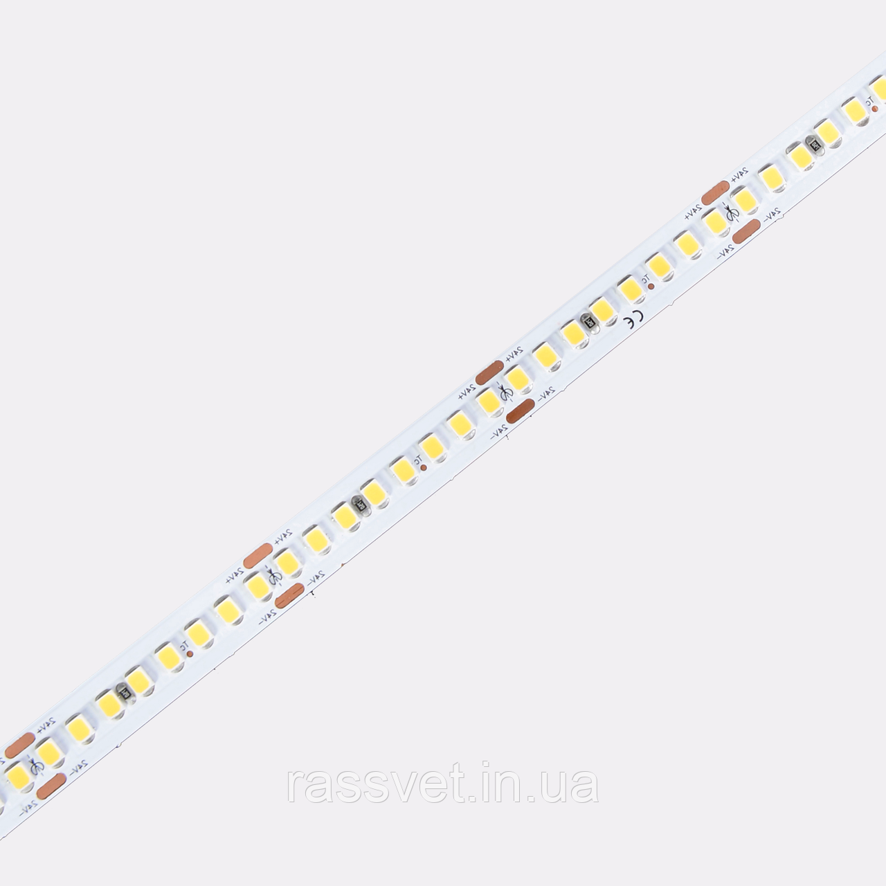LED стрічка COLORS 192-2835-24V-IP20 16W 2380Lm 3000K 5м (D8192-24V-10mm-WW)