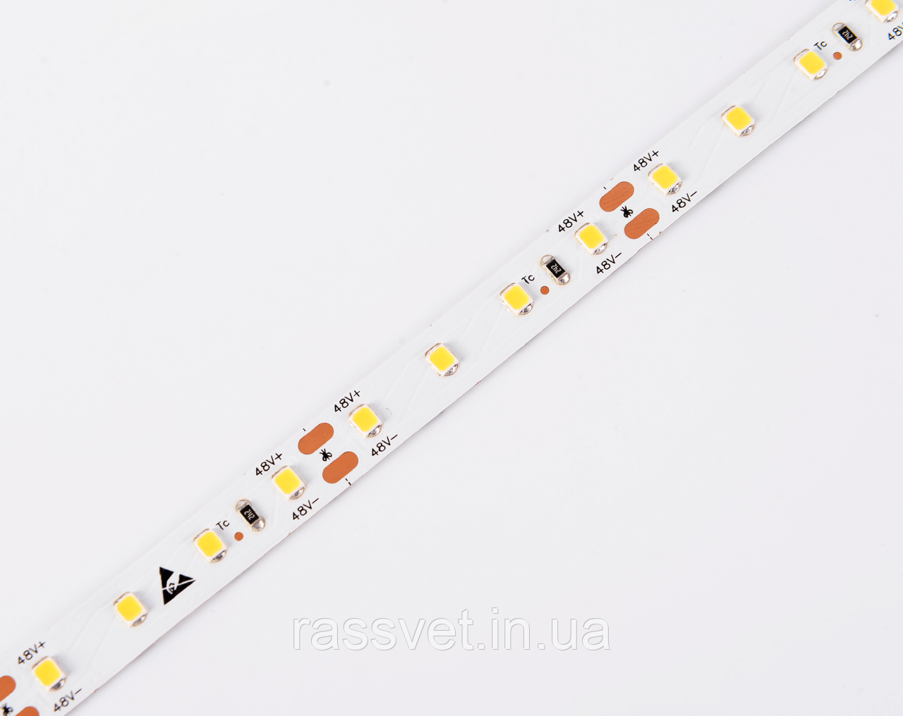 LED стрічка COLORS 80-2835-48V-IP20 5.8W 650Lm 4000K 5м (D880-48V-10mm-NW)