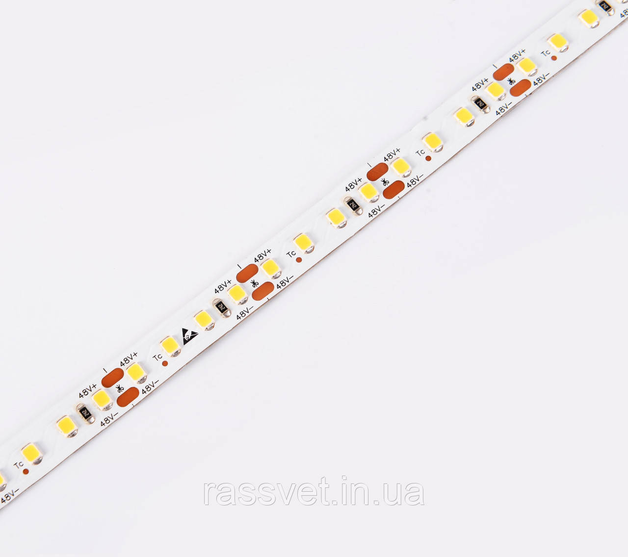 LED стрічка COLORS 120-2835-48V-IP20 8.8W 950Lm 3000K 5м (D8120-48V-10mm-WW)