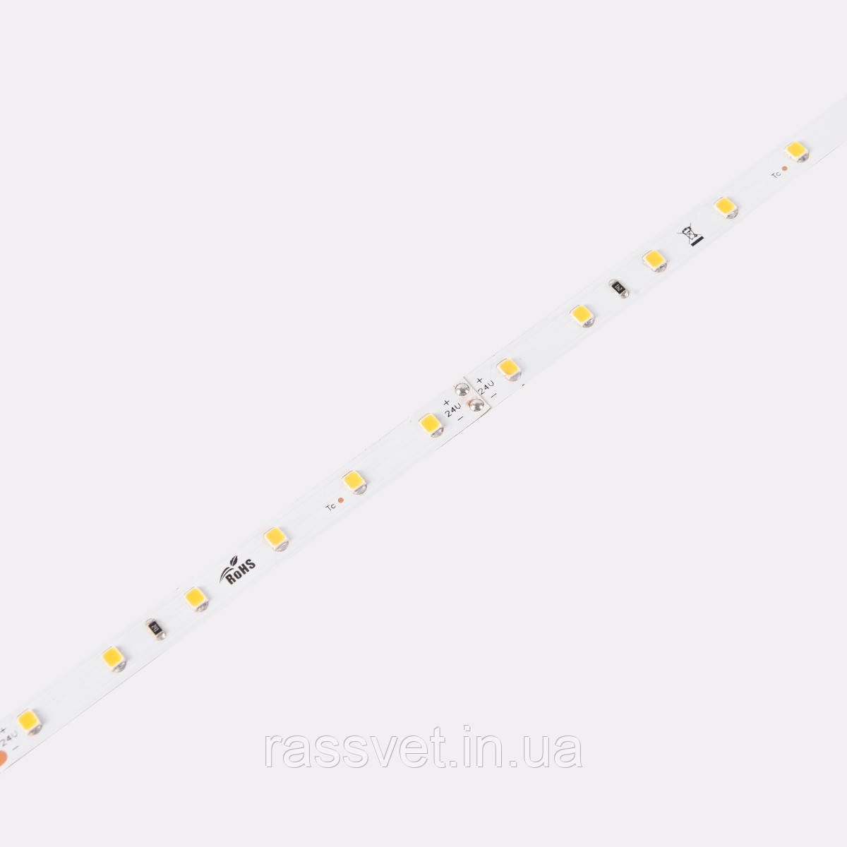 LED стрічка COLORS 60-2835-24V-IP67 4.2W 436Lm 3000K 5м (D860-24V-8mm-IP67-WW)