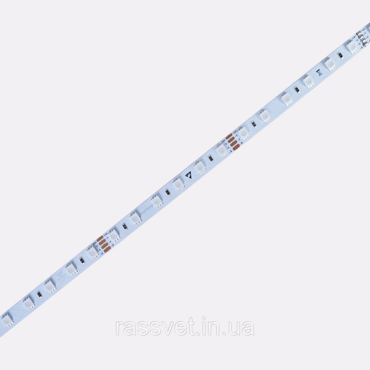 LED стрічка COLORS 60-5050-24V-IP55 12.5W RGB 5м (D560RGB-24V-10mm-IP55)