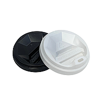 Кришка КР, КВ-75 д/стаканів (папер. 250мл) 50шт білі, коричневі