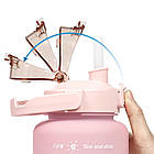 Набір пляшок для води 3в1, 2000/800/300 мл, BOTTLE / Спортивна пляшка для води / Пляшка для спорту, фото 8