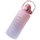 Набір пляшок для води 3в1, 2000/800/300 мл, BOTTLE / Спортивна пляшка для води / Пляшка для спорту, фото 3