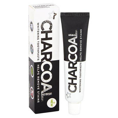 Вiдбiлююча зубна вугільна паста Superdrug Charcoal Gum Health Toothpaste