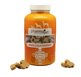 Мультивитамін Фарма Пет (Multivitamin Pharma.Pet) комплекс вітамінів і мінералів для собак 117 табл., 235 г.
