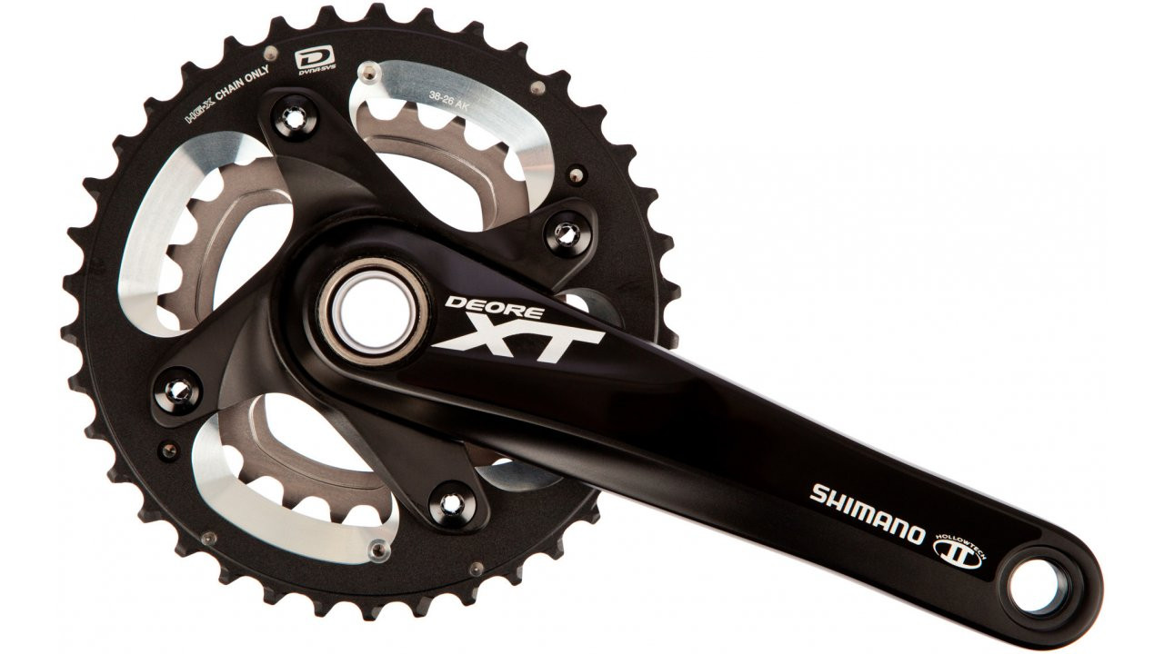 Шатуни Shimano XT FC-M785 чорн Hollowtech II 175,0 mm 26-38 (каретка в комплекті)