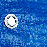 Тент Agreen 45 г/м² водонепроникний захисний для теплиць із тарпауліну 10х15 м Синій, фото 6