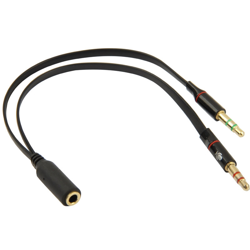 Разветвитель Elit 2 на 1 для наушников с микрофоном или гарнитуры для ноутбука с аудиовходами штекер 3.5мм - фото 6 - id-p20907489