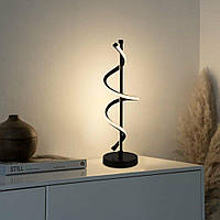 Настольная LED лампа 12W Sirius с изогнутым рассеивателем 3000К/4000К/6000К черная IP20 TD2014 BK 12W черная